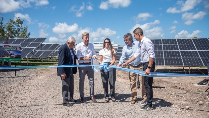 Entre Ríos suma energía renovable: inauguraron un parque solar en el frigorífico Fepasa
