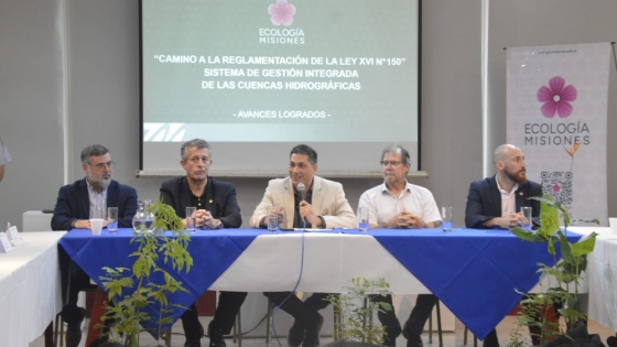 Ecología: presentaron los avances en la reglamentación de la ley que creó el sistema  de gestión integrada de cuentas hidrográficas