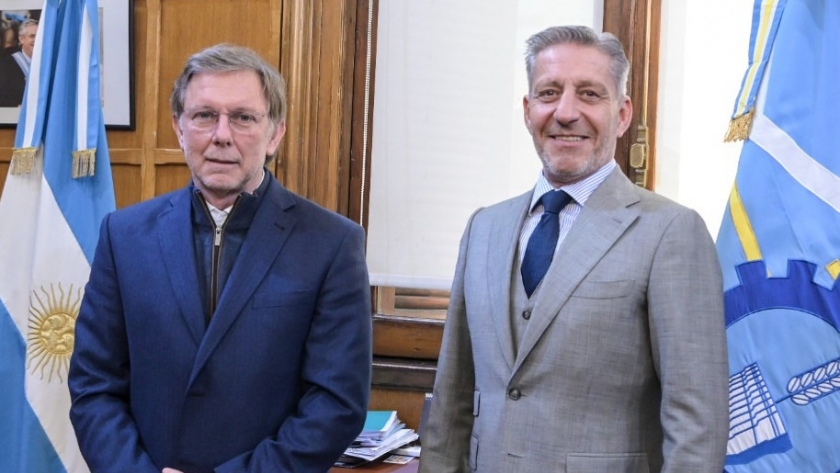 Arcioni se reunió con el Secretario de Agricultura, Ganadería y Pesca de la Nación