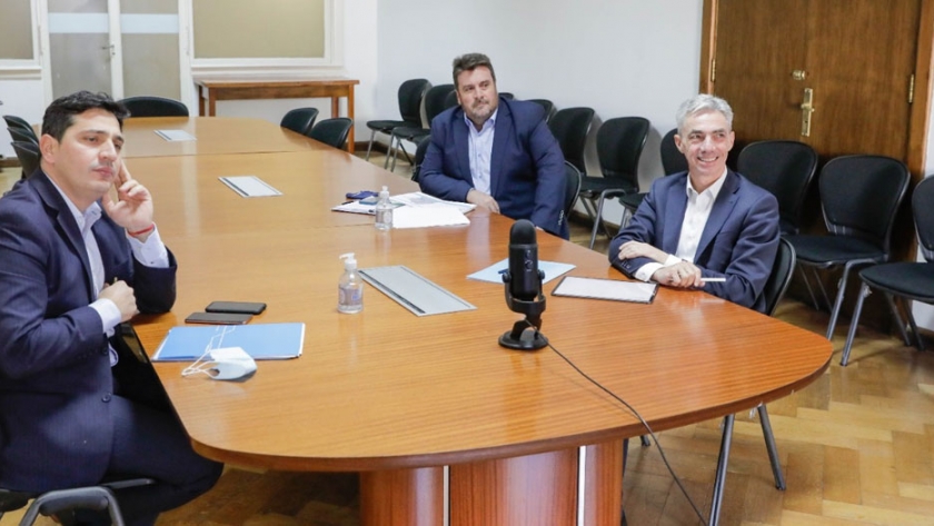 Meoni participó de una videoconferencia con la Universidad Nacional de Lanús en el Aniversario Nº 23 de la institución