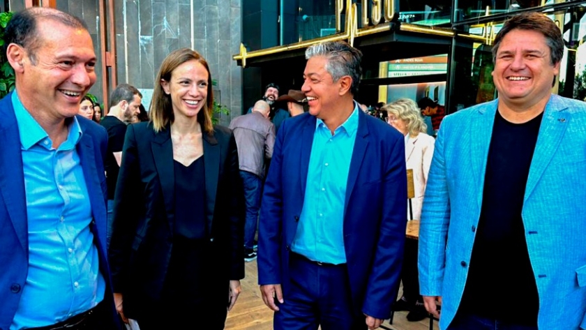 Gutiérrez, Gaido y Figueroa presentaron en Buenos Aires la Fiesta de la Confluencia