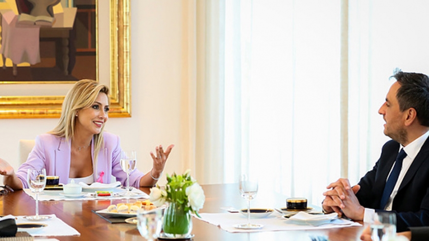 Fabiola Yáñez recibió al ministro Cabandié y conversaron sobre políticas ambientales