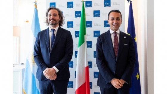Italia ratificó el acompañamiento a la Argentina en las negociaciones con el FMI