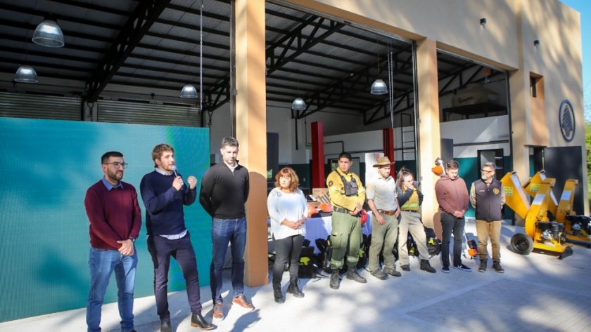 Se inauguró una central de incendios en el Parque Nacional Ciervo de los Pantanos