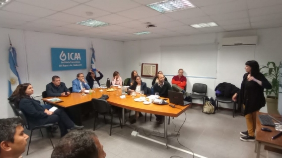 Profesional del ICAA participó del XI Congreso Argentino de Hidrogeología