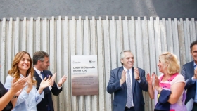 La ministra Tolosa Paz y el Presidente Alberto Fernández inauguraron un Centro de Desarrollo Infantil en Pilar