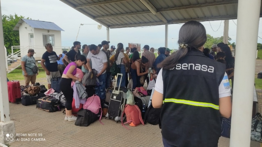 Formosa: Controles en frontera evitan el ingreso de más de 700 Kg de productos de riesgo