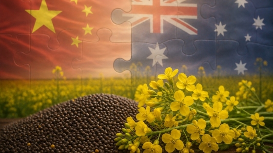 Canola australiana a China: compras por 1 millón de toneladas
