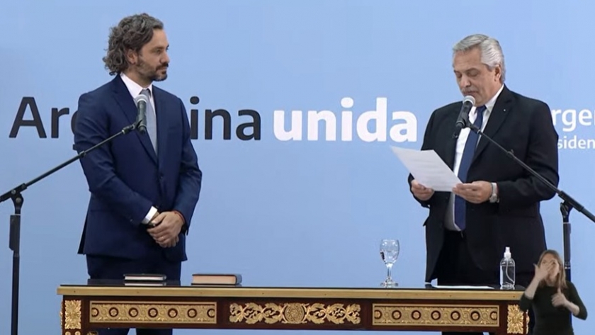 Cafiero asumió como nuevo ministro de Relaciones Exteriores, Comercio Internacional y Culto