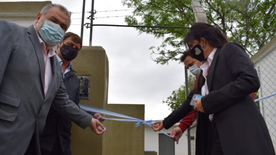 La provincia inauguró obra de agua potable para Villa Tulumba