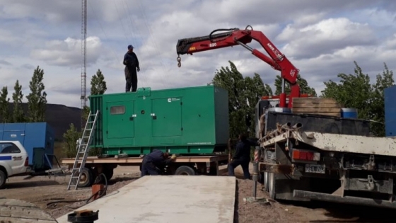 El gobierno del Chubut adquirió e instaló nuevos generadores de energía en Telsen y Las Plumas