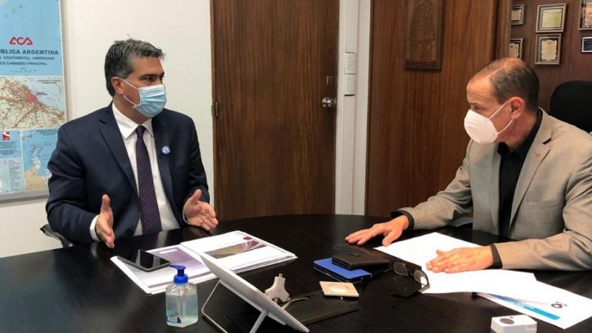 Capitanich gestionó ante Nación más financiamiento para avanzar con obras de infraestructura