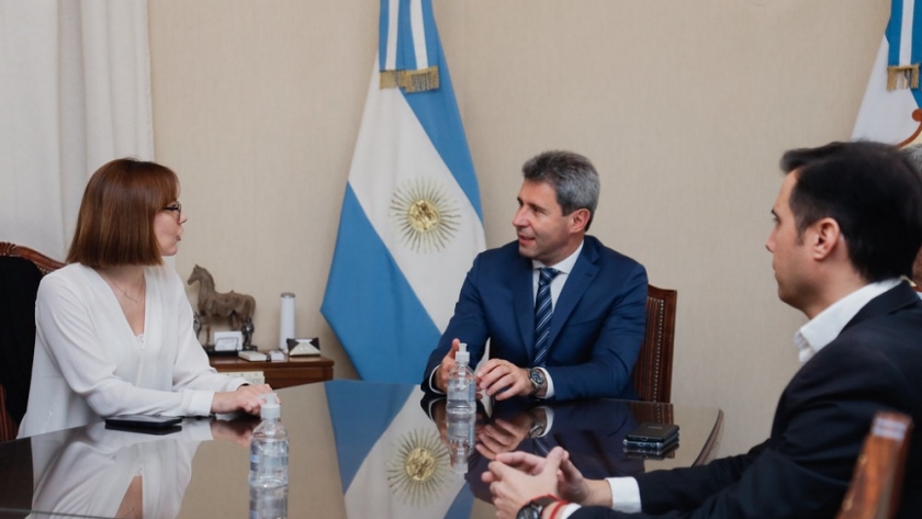 El gobernador recibió a la secretaria de Minería de la Nación