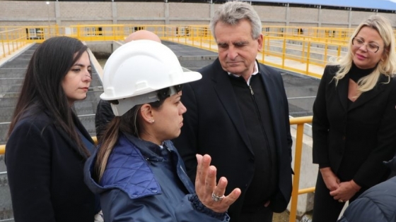 Segundo Acueducto: Agustín Rossi visitó la planta potabilizadora de Barranqueras