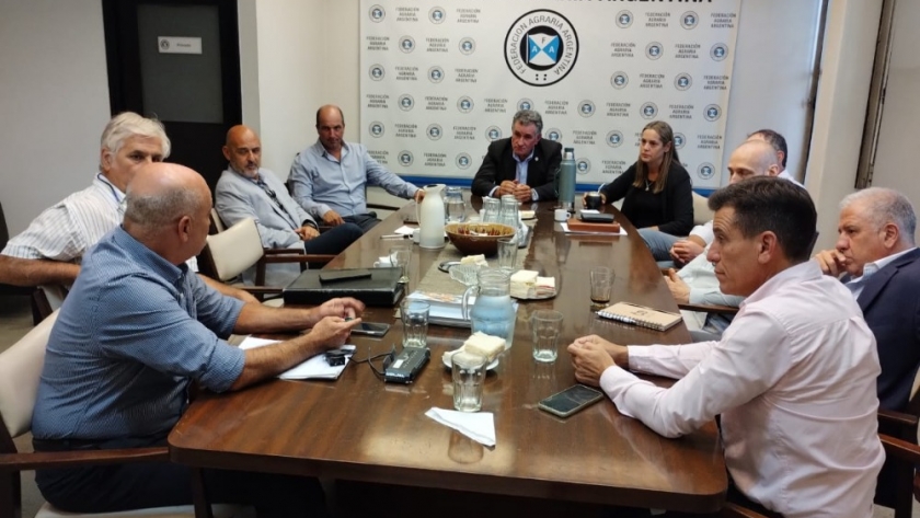 Federados se reunieron con Ritondo , Losteau y Losada