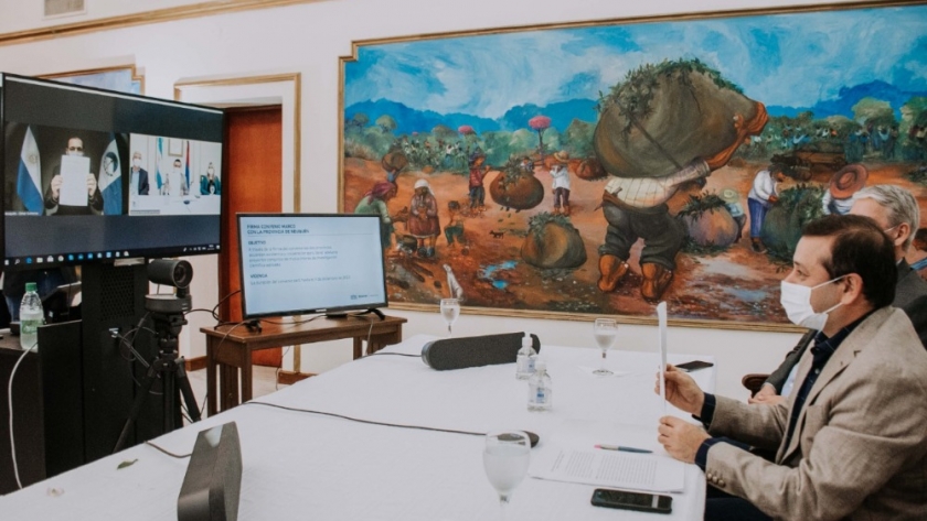 MIsiones y Neuquén firmaron un convenio de cooperación y asistencia