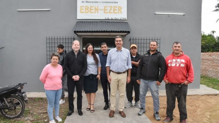 El Gobierno amplió y refaccionó el templo Eben-Ezer en Villa Don Alberto