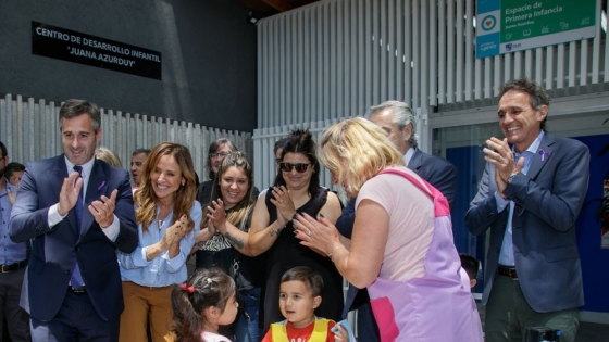 <En Pilar, Alberto Fernández, Katopodis y Tolosa Paz inauguraron el Centro “Juana Azurduy”