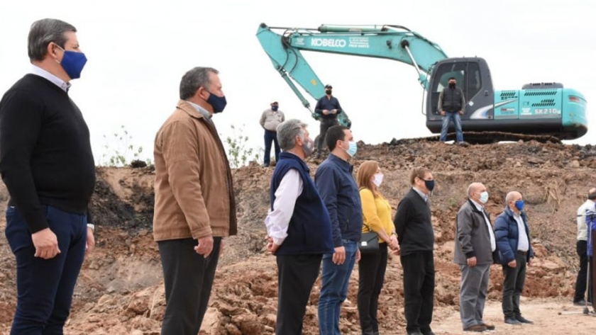 Adán Jarzynski se refirió a las obras que se ejecutan en Ibarreta