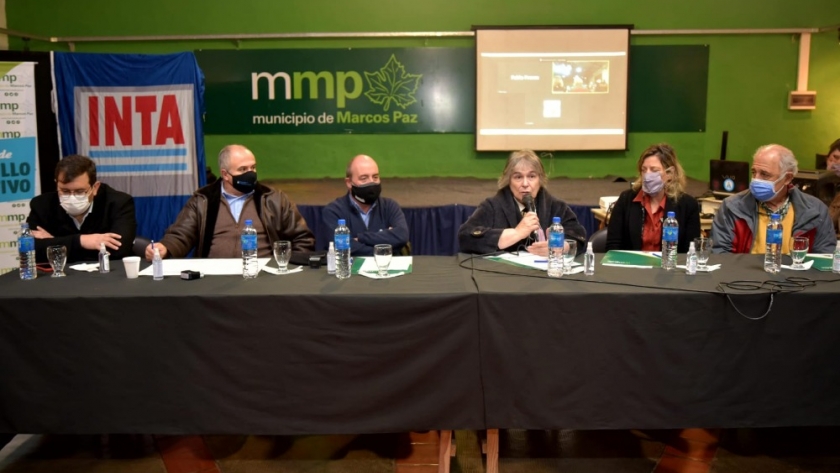 Trabajo conjunto con el municipio de Marcos Paz para la producción local sustentable