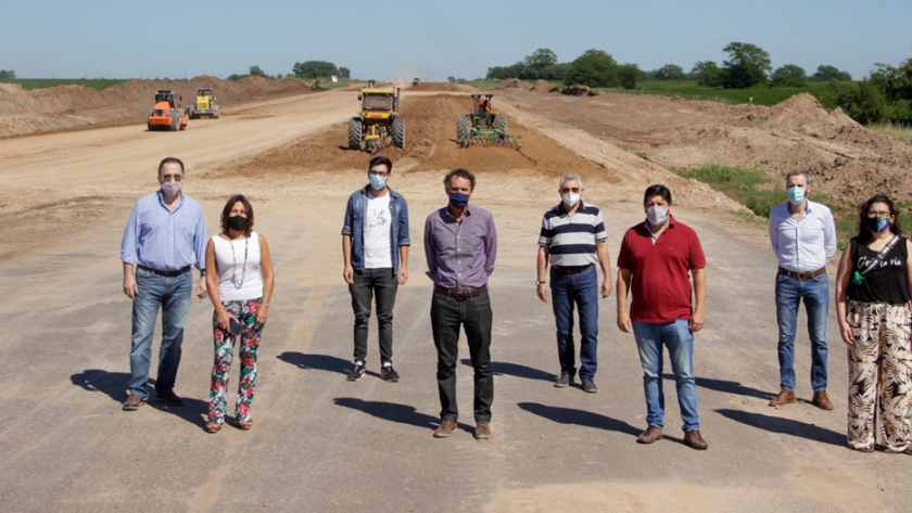 Buenos Aires: Katopodis puso en marcha obras en la Ruta Nacional 8