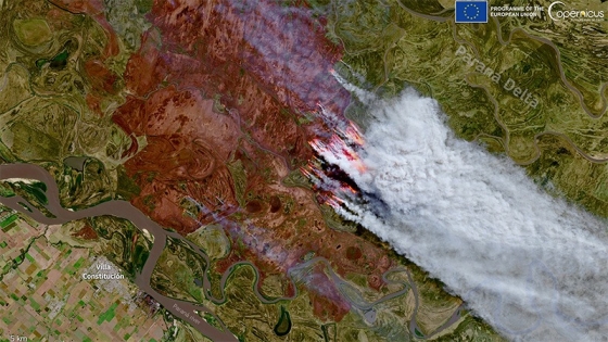 Fuera de control:  más de 90.000 hectáreas perdidas por los incendios en el Delta