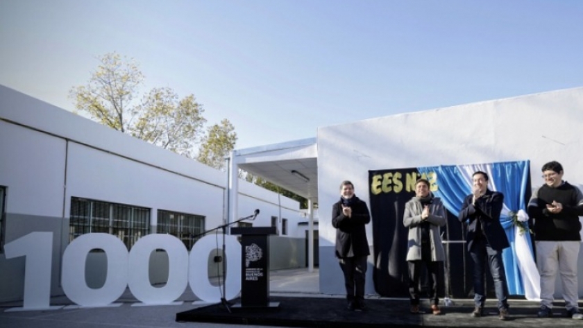 Kicillof: “Somos una sociedad entera que apoya la escuela pública para que los bonaerenses tengan un futuro mejor”