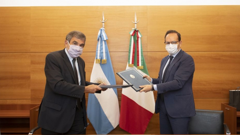 Firma del Programa Ejecutivo trienal para la cooperación científica Argentina-Italia