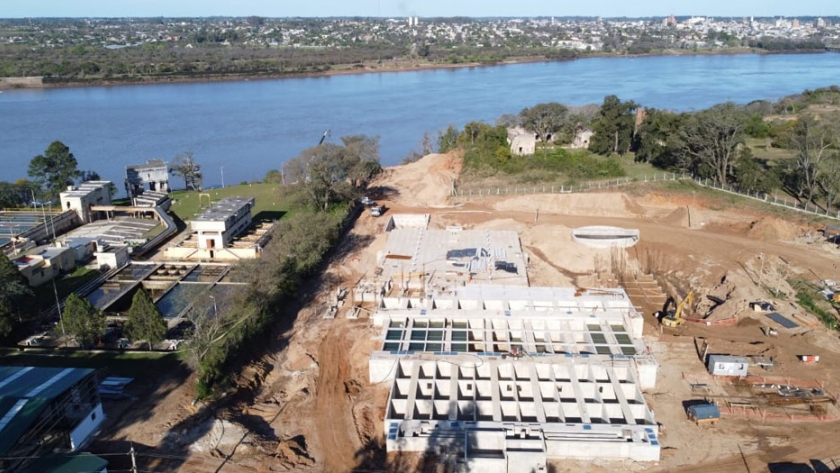 El Ministerio de la Nación avanza con la obra del Sistema de Agua Potable en Concordia