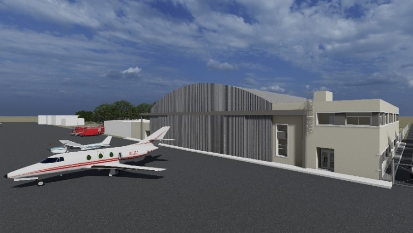 Así se proyecta el nuevo Hangar del aeropuerto 