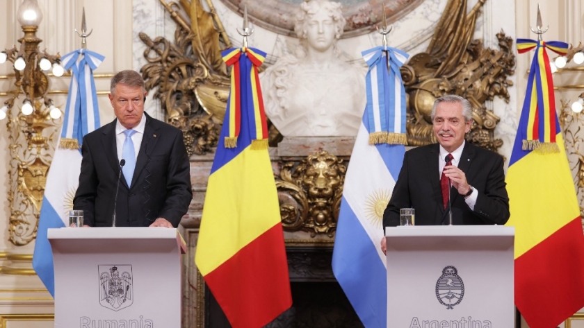 El presidente Alberto Fernández se reunió con su par de Rumania, para fortalecer la relación bilateral