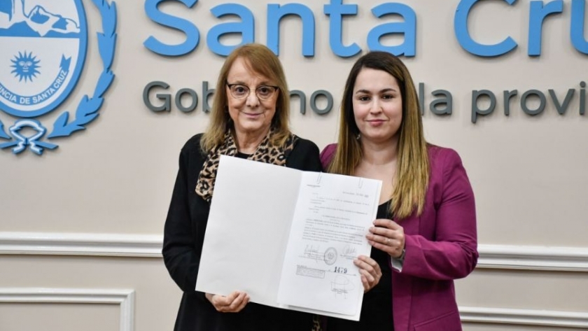 Alicia puso en funciones a Belén García como ministra de Desarrollo Social