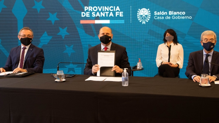 Perotti anunció junto al ministro Kulfas la creación de un fondo de garantías por $500 millones para pymes santafesinas
