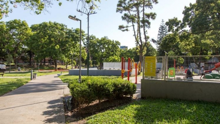 La Ciudad renovó la Plaza Martín Fierro en San Cristóbal