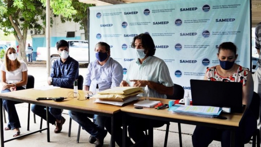 Realizaron la apertura de sobres para obra de reposición de caños cloacales en el microcentro