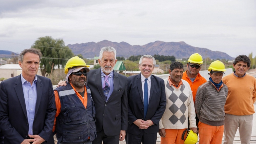 Capitales Alternas: Alberto Fernández y Katopodis recorrieron la obra de la nueva Autopista Circunvalación San Luis