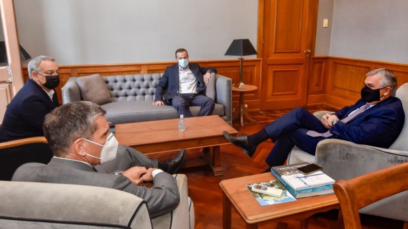 Morales recibió a directivos de Gasnor