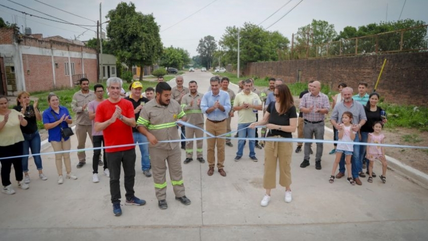 Capitanich inauguró nueve cuadras y suman 560 ejecutadas en la ciudad