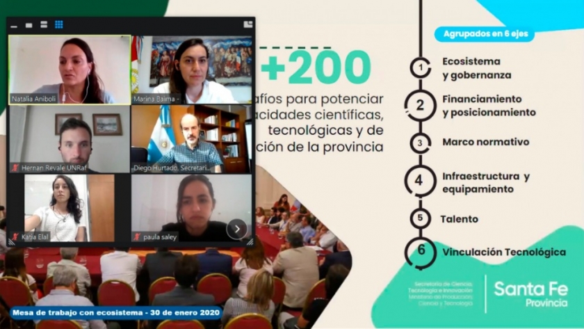 Santa Fe avanza en la elaboración del Plan Estratégico Provincial de Ciencia, Tecnología e Innovación