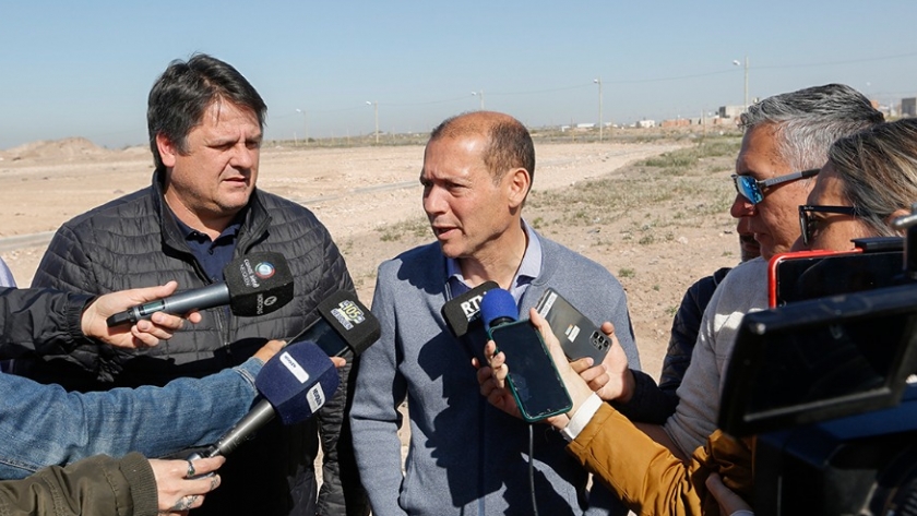 Avanzan las obras de urbanización de la meseta en la ciudad de Neuquén