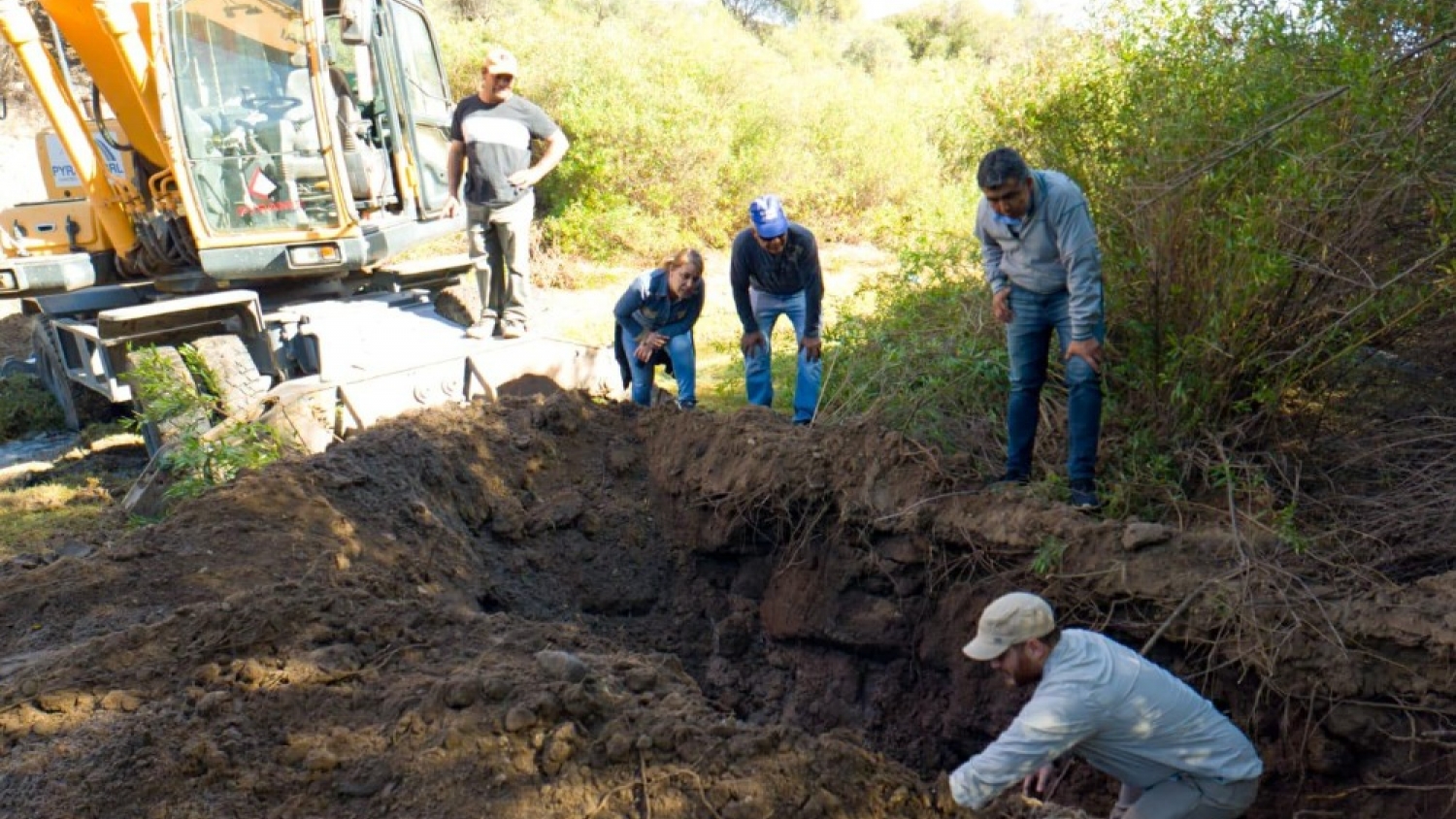 Obras hídricas en Chepes: avanza el canal de Av. San Martín