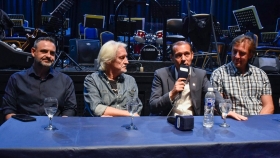 Gutiérrez participó de la presentación del concierto “50 años de Vida-Sinfónico”