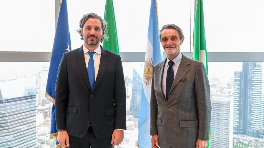 Cafiero se reunió en Milán con el Presidente de la Región Lombardía y anunció misiones comerciales para mujeres empresarias, el sector alimenticio y startups