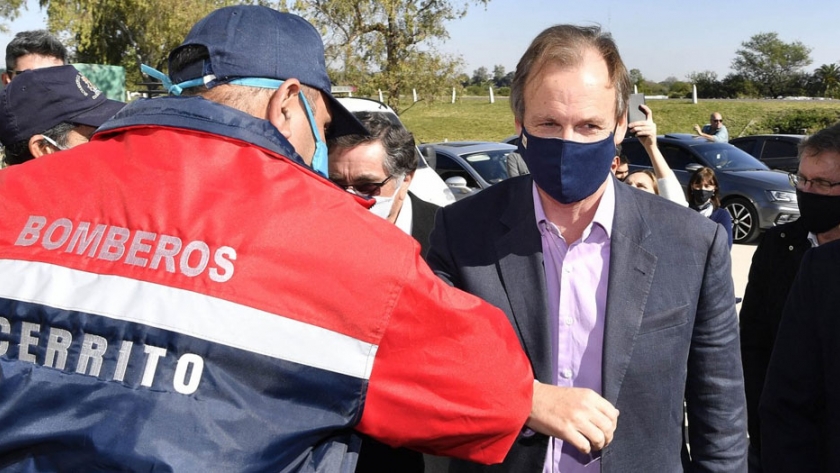 El Gobierno destinó cinco millones de pesos a 43 asociaciones de bomberos voluntarios
