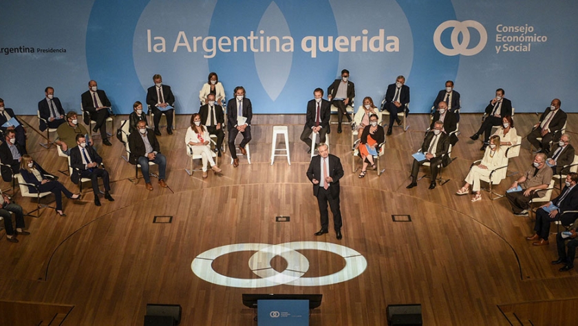 Gutiérrez participó del encuentro por el Consejo Económico y Social
