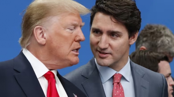 Trump califica a Trudeau de “gobernador” y reaviva la idea de anexión de Canadá