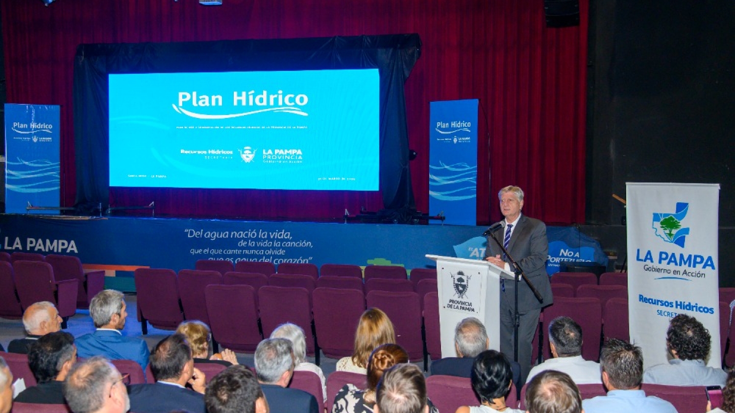 Ziliotto impulsa plan hídrico y alerta por recursos clave