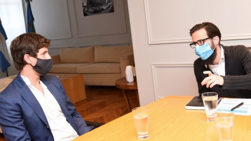 Simone se reunió con Andreotti por obras para San Fernando