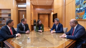 Manzur y Batakis se reunieron con los gobernadores de San Juan, Entre Ríos y La Rioja