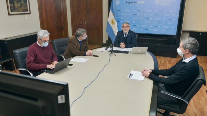 Basterra mantuvo un encuentro con el secretario de Agricultura de Estados Unidos